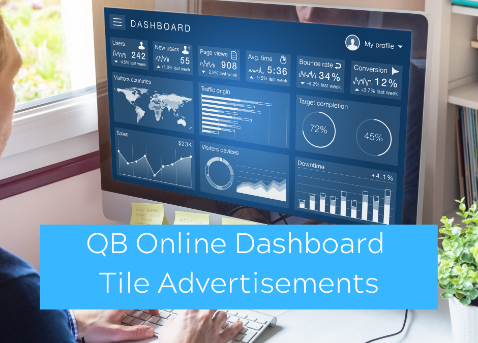 QuickBooks Online Dashboard Tile Advertisements